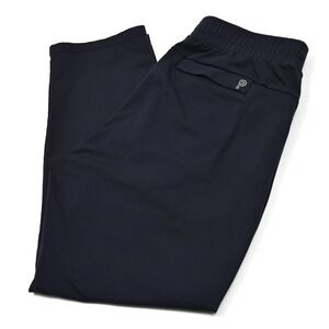 Public Record Daymaker Pants Mens 34x28 (30x26.5) Navy Elastic Waist Performance